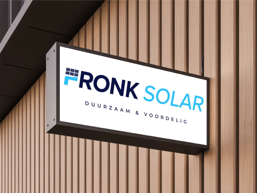 Presentatie van ons onlangs afgeronde brandingproject voor Pronk Solar